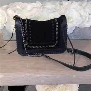Zara suede crossbody bag
